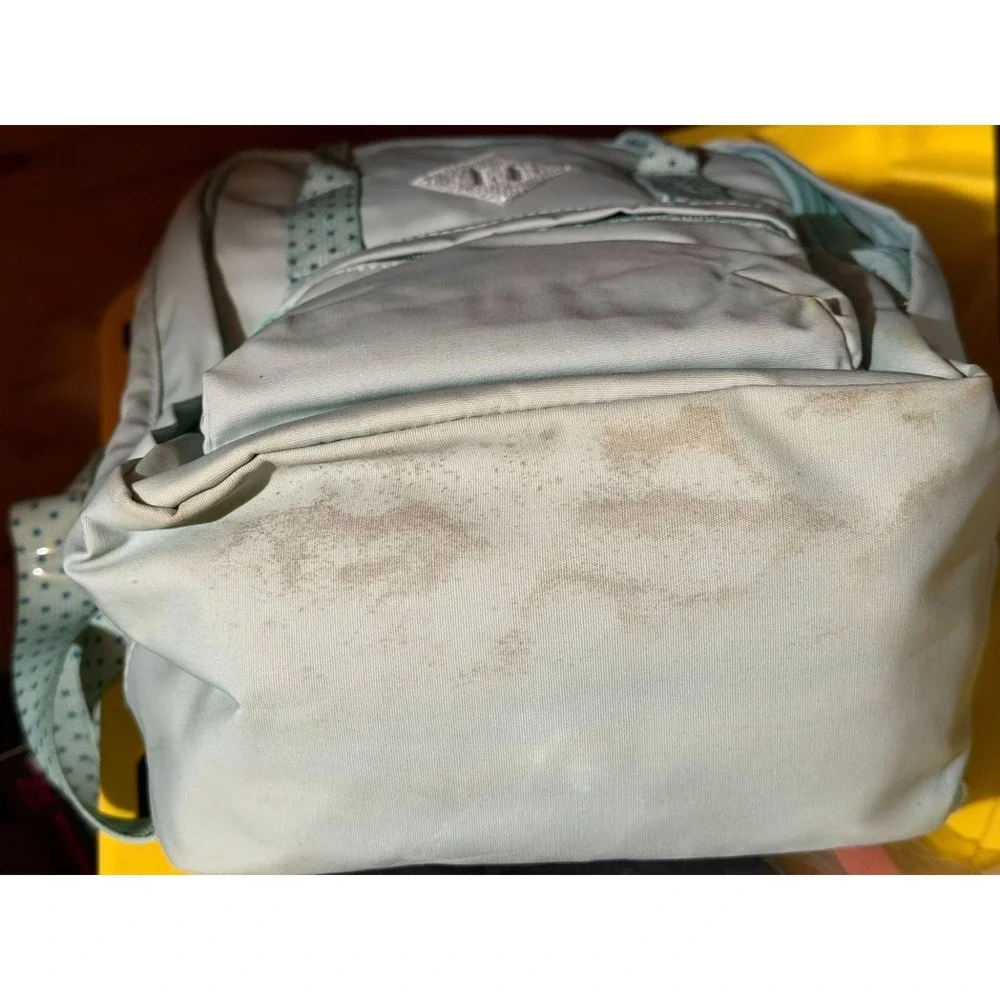 NWD No Boundaries Juniors Mini‎ Backpack Mint Green Polka Dot Casual School Bag